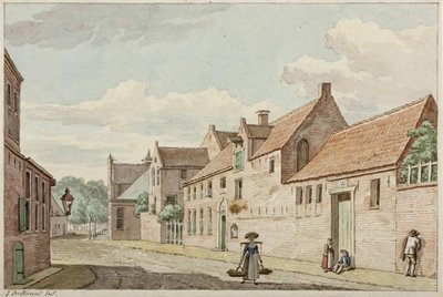 Munnekeholm with the West India House and Aduardergasthuis in the Background by Jan Bulthuis